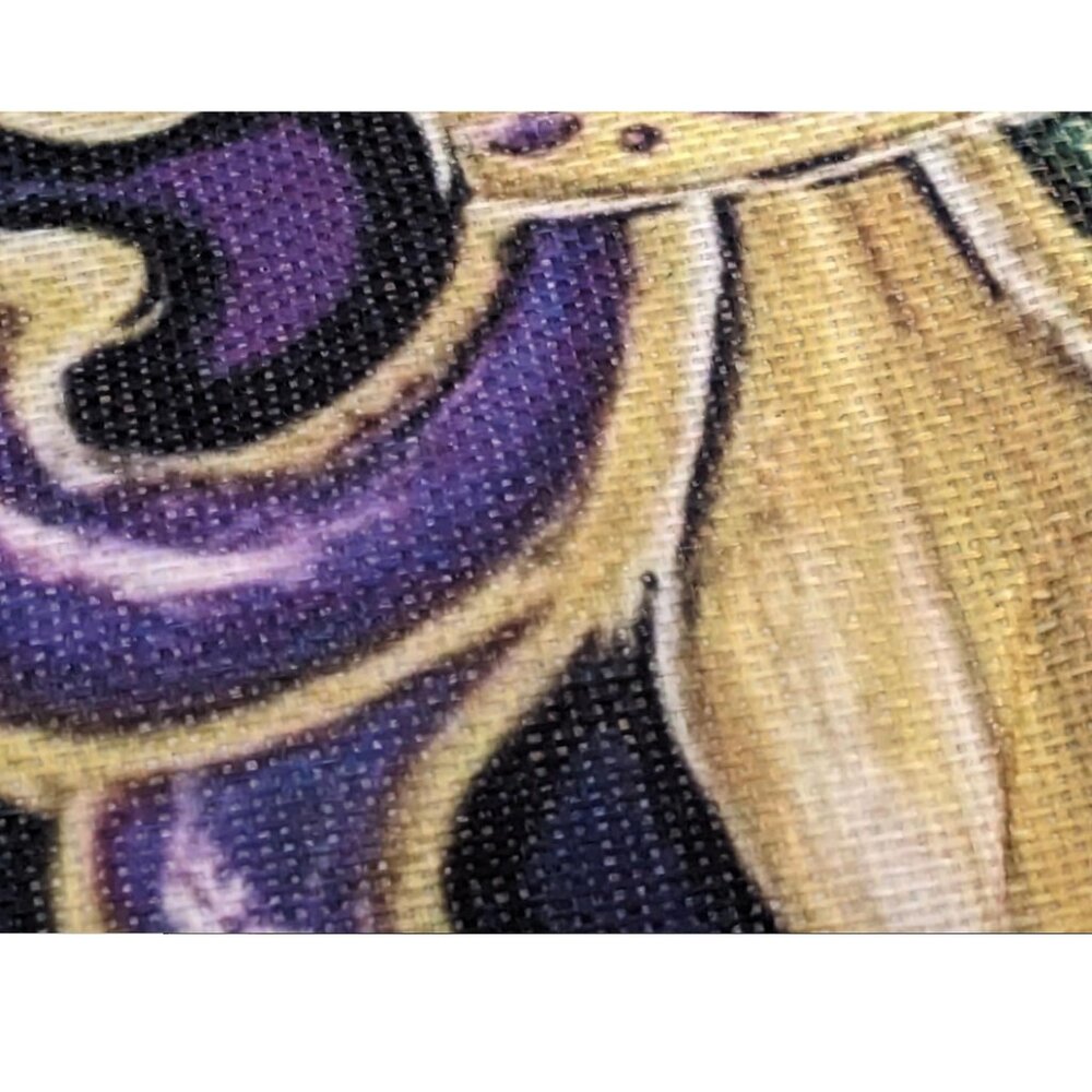 Mardi Gras Pillow Cover Fleur De Lis Decor Decorative Accent Lumbar Case 12x20 - Picture 6 of 7